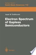 Electron Spectrum of Gapless Semiconductors /