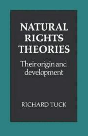 Natural rights theories : their origin and development /