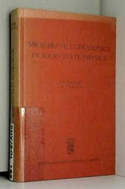 Microwave ultrasonics in solid state physics /