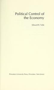 Political control of the economy /
