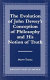 The evolution of John Dewey's conception of philosophy and his notion of truth /