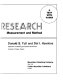 Marketing research : measurement and method : a text with cases /