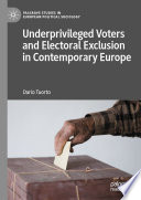 Underprivileged Voters and Electoral Exclusion in Contemporary Europe /