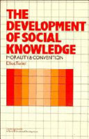 The development of social knowledge : morality and convention /