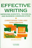 Effective writing : improving scientific, technical, and business communication /
