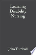Learning Disability Nursing.
