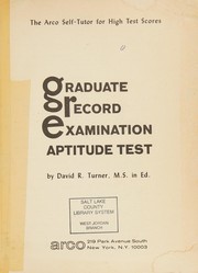 Graduate record examination aptitude test /