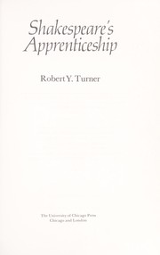 Shakespeare's apprenticeship /