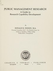 Public management research : a guide to research capability development /