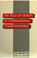 The role of design in international competitiveness /