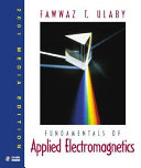 Fundamentals of applied electromagnetics /