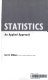 Statistics : an applied approach /