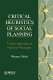 Critical heuristics of social planning : a new approach to practical philosophy /