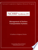 Management of surface transportation systems /