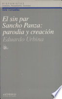 El sin par Sancho Panza : parodia y creación /
