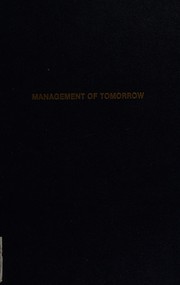 Management of tomorrow /