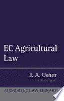 EC agricultural law /