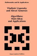 Algorithms : main ideas and applications /