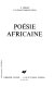 Poésie africaine.