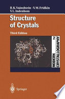 Structure of crystals.