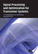 Signal processing and optimization for transceiver systems /