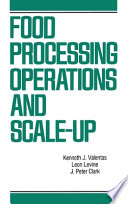 Food processing operations and scale-up /