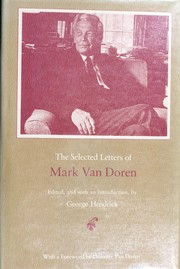 The selected letters of Mark Van Doren /