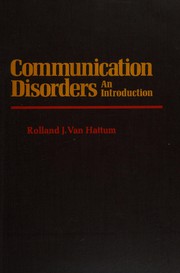 Communication disorders : an introduction /