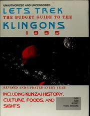 Let's trek : the budget traveller's guide to Klingon worlds /