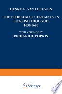 The problem of certainty in English thought, 1630-1690 /