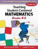 Teaching student-centered mathematics.