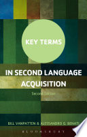 Key terms in Second language acquisiton /