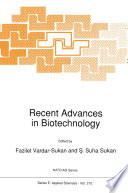 Recent Advances in Biotechnology /
