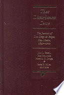 That disturbances cease : the journals of don Diego de Vargas, New Mexico, 1697-1700 /