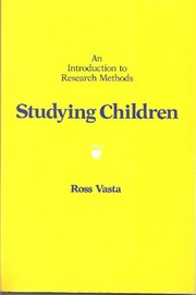 Studying children : an introduction to research methods /