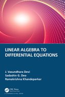 Linear algebra to differential equations /