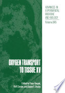 Oxygen Transport to Tissue XV /