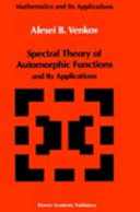 Spectral theory of automorphic functions and its applications /