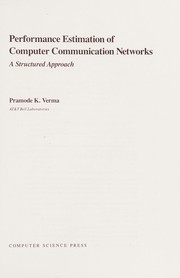 Performance estimation of computer communication networks : a structured approach /