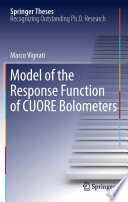 Model of the response function of CUORE bolometers /