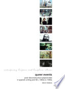 Queer events : post-deconstructive subjectivities in Spanish writing and film, 1960s to 1990s /