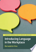 Introducing language in the workplace /
