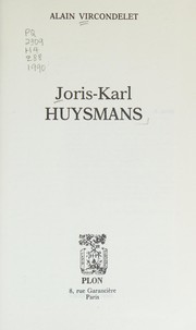 Joris-Karl Huysmans /