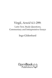 Virgil, Aeneid, 4.1-299 : Latin text, study questions, commentary and interpretative essays /