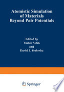 Atomistic Simulation of Materials : Beyond Pair Potentials /