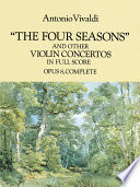 "The four seasons" and other violin concertos : in full score, opus 8, complete /