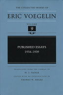 Published essays : 1934-1939 /