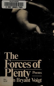 The forces of plenty /
