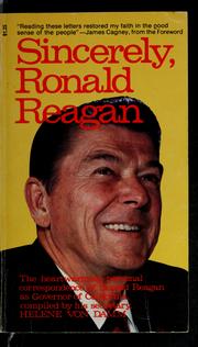 Sincerely, Ronald Reagan /