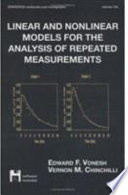 Linear and nonlinear models for the analysis of repeated measurements /